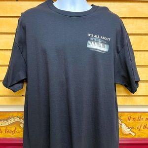 It’s All About Piano T-shirt: Adult XL